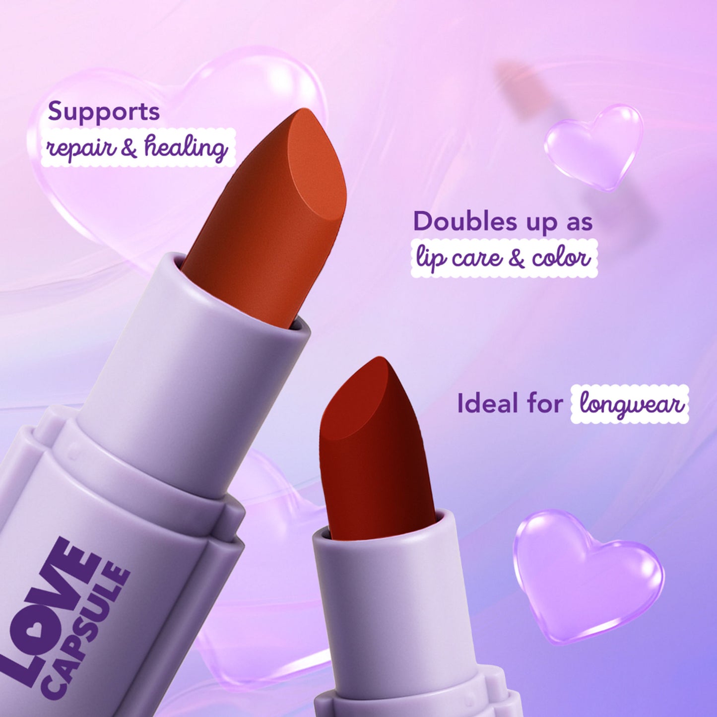 Blue Heaven Love Capsule Powder Matte Lipstick - Cinnamon Sugar