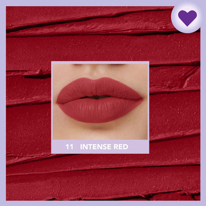 Blue Heaven Love Capsule Powder Matte Lipstick - Intense Red