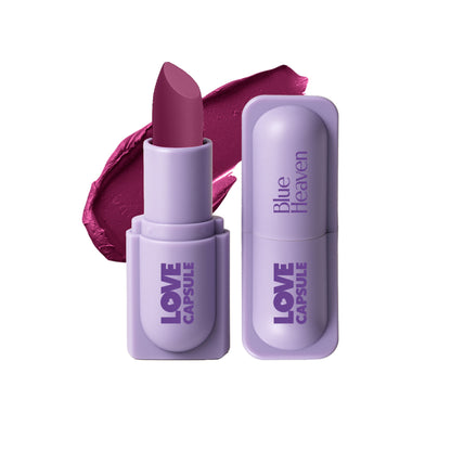 Blue Heaven Love Capsule Powder Matte Lipstick - Plum Berry