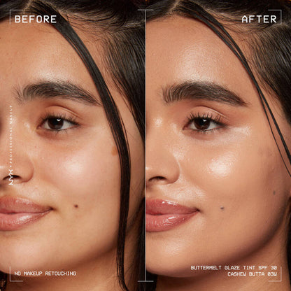 NYX Professional Makeup Buttermelt Glaze Soft Glow Skin Tint + SPF 30 - Cashew Butta
