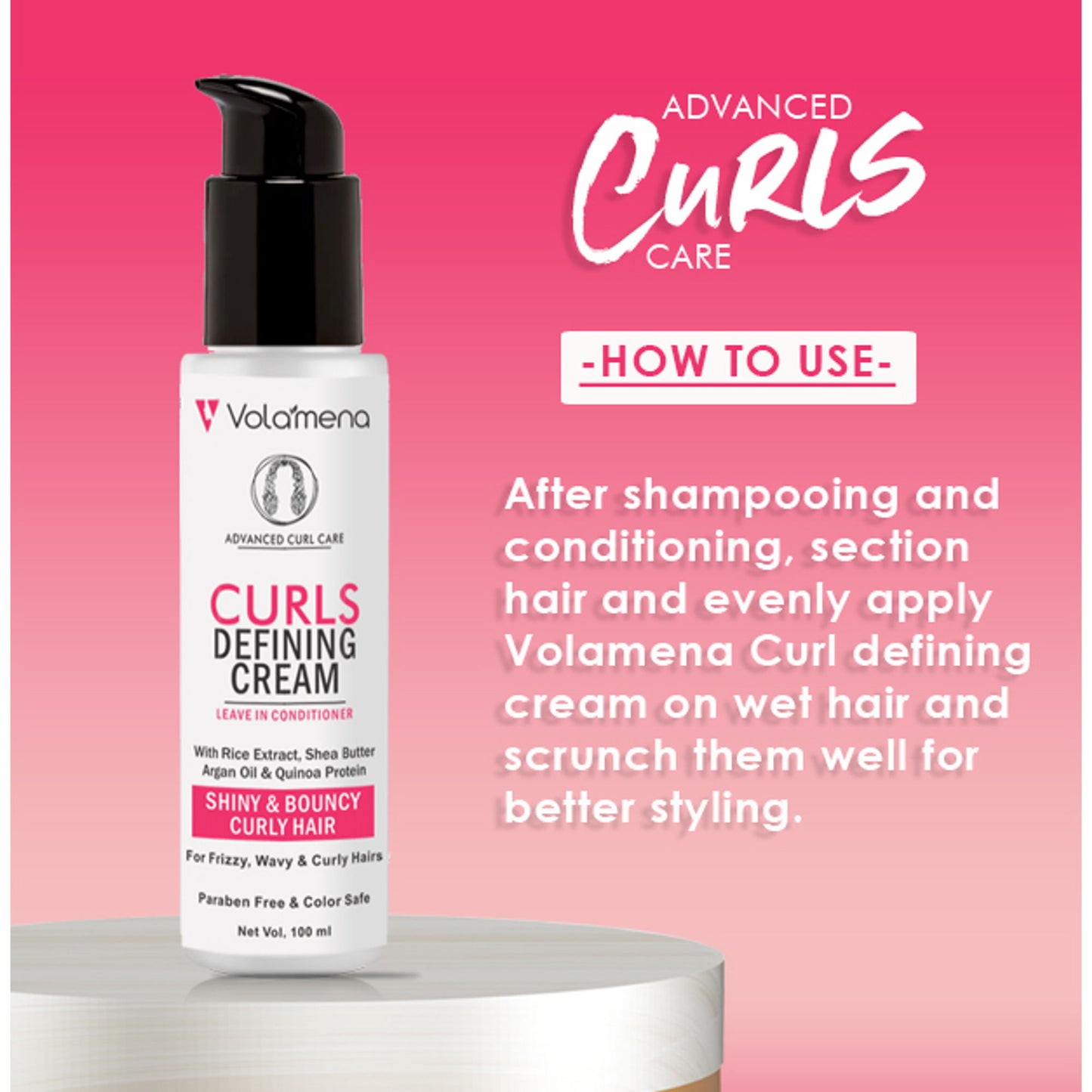 Volamena Curl Defining Hair Cream