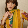 Dhiyona IE Women Tribal Striped Regular Pure Cotton Kurtas & Trousers With Dupatta