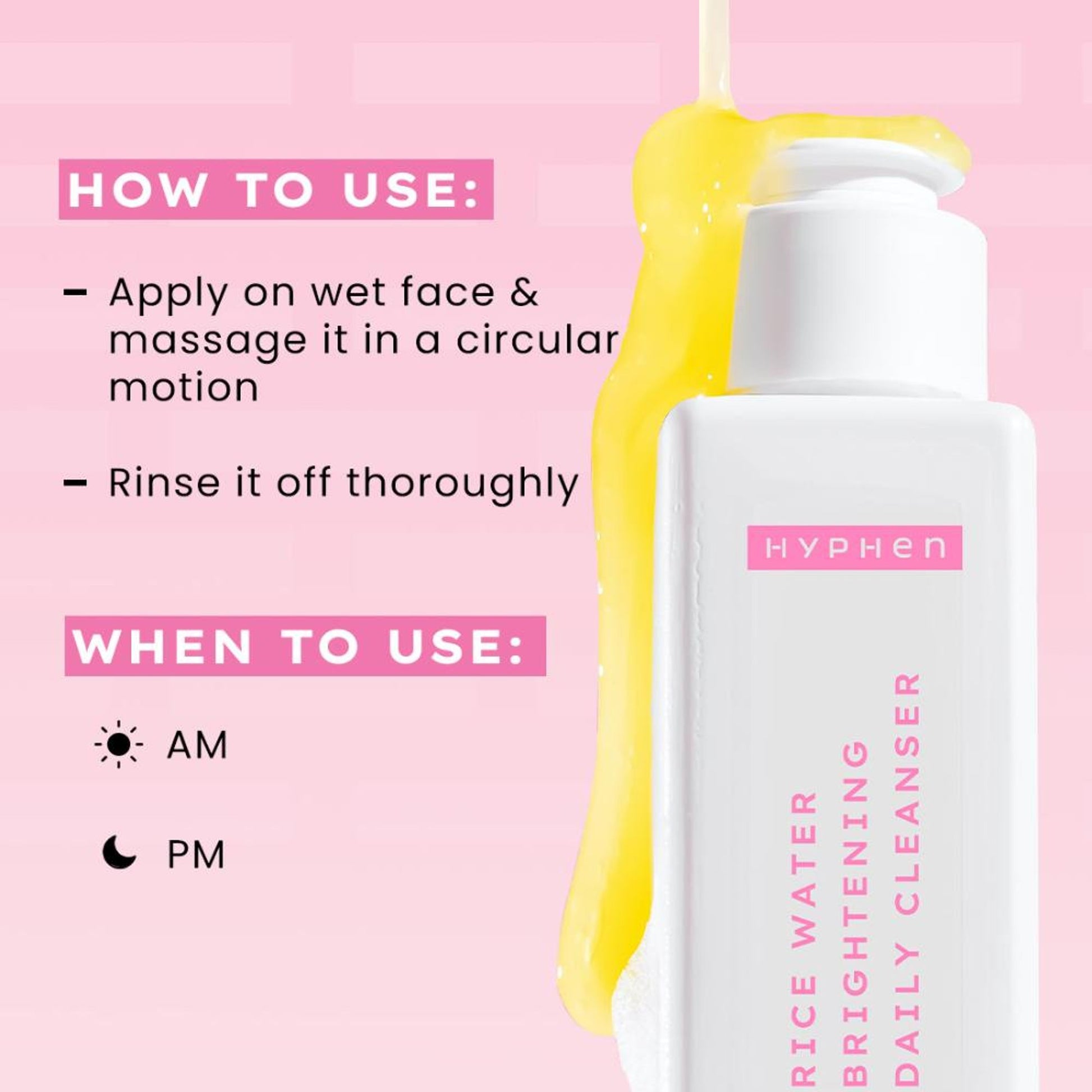 Hyphen Rice Water Brightening Daily Cleanser