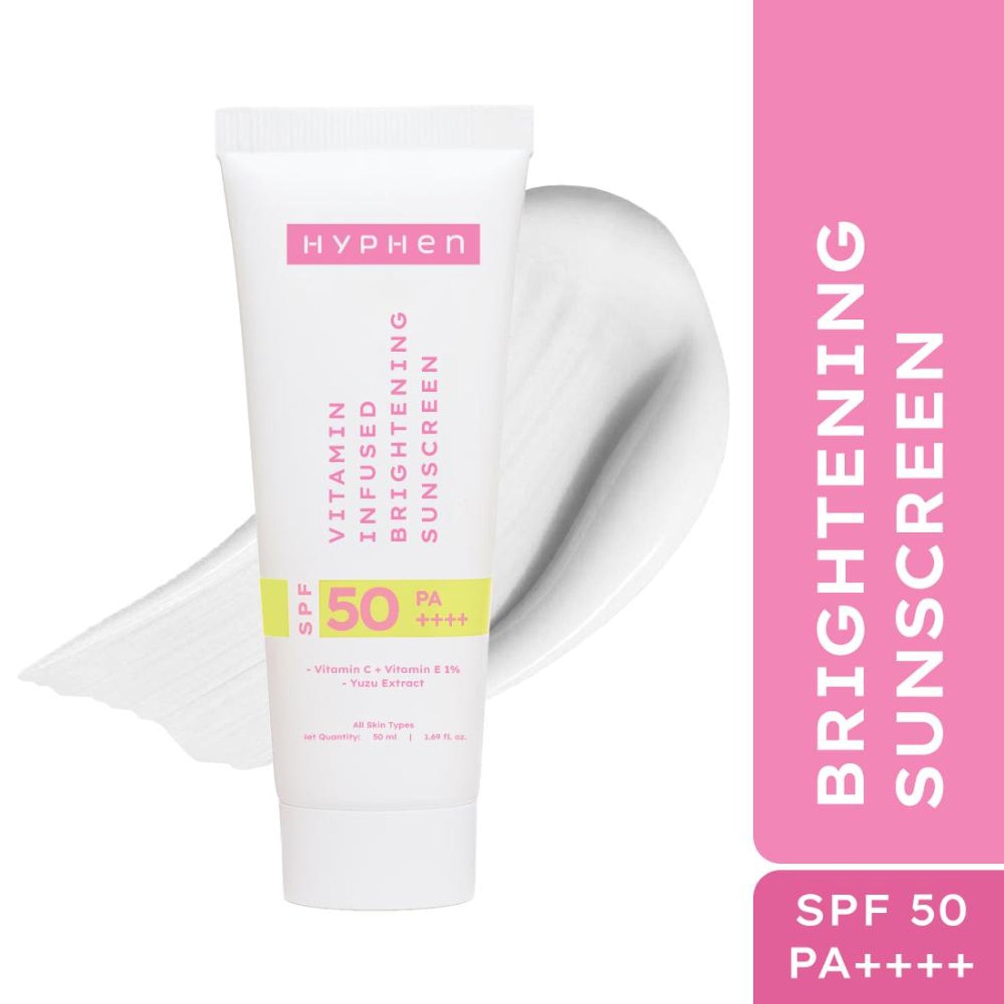 Hyphen Vitamin Infused Brightening Sunscreen SPF 50 PA++++