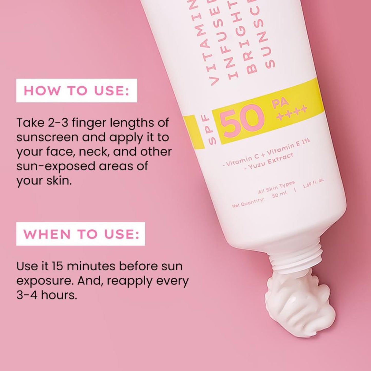 Hyphen Vitamin Infused Brightening Sunscreen SPF 50 PA++++