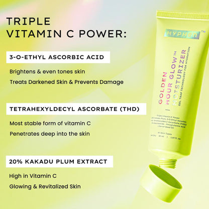 Hyphen Brightening Moisturizer THD- 20% KakaduPlum, Stable Vit C, Dark Spots
