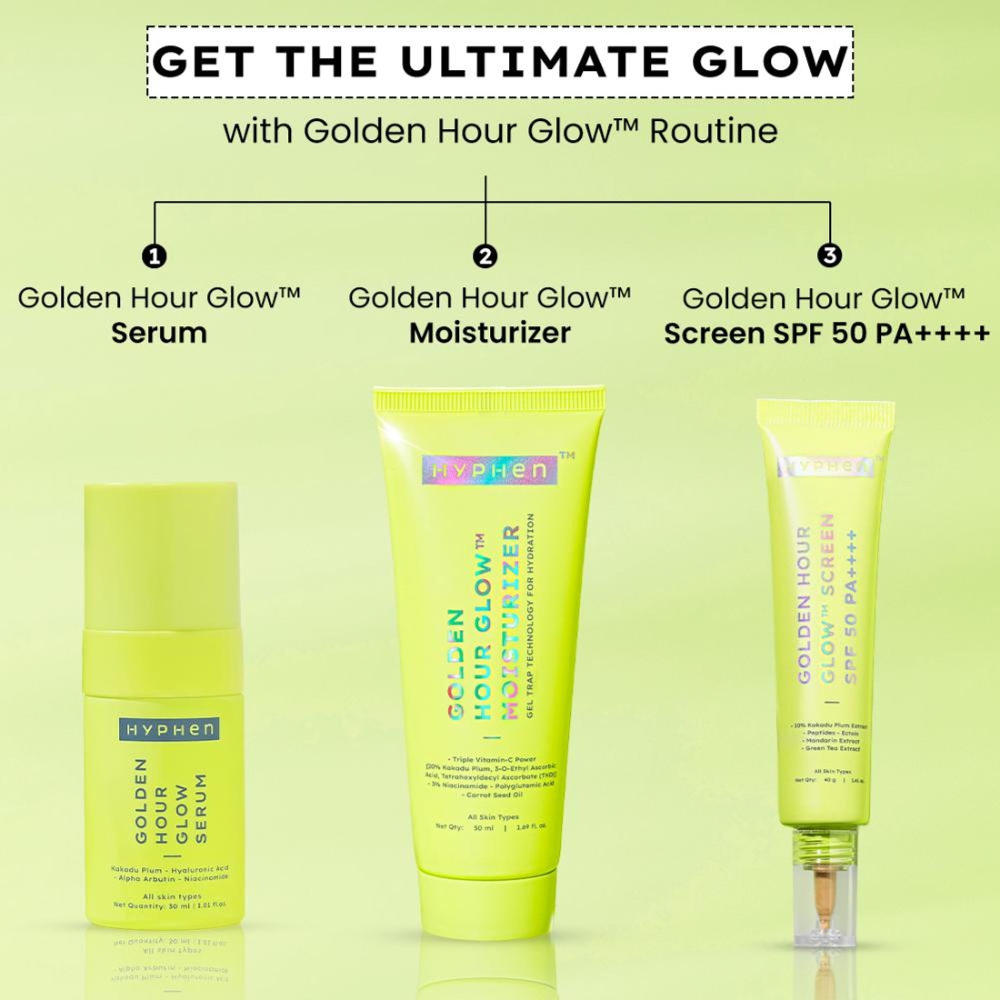 Hyphen Brightening Moisturizer THD- 20% KakaduPlum, Stable Vit C, Dark Spots