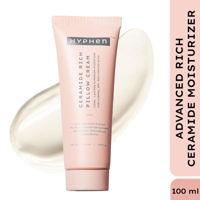 Hyphen 10% Heartleaf & 7% Ceramides-NMF Face Moisturizer| Rich Pillow Cream For Hydration