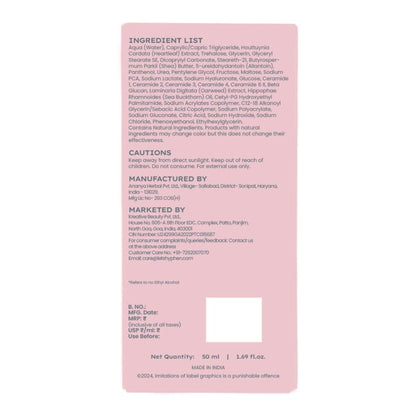 Hyphen 10% Heartleaf & 7% Ceramides-NMF Face Moisturizer| Rich Pillow Cream For Hydration