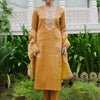 Dhiyona IE Women Floral Embroidered Regular Thread Work Kurta with Trousers & With Dupatta