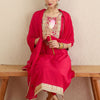 Dhiyona IE Women Ethnic Motifs Embroidered Regular Kurta with Trousers & Dupatta