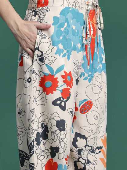 Printed Kurta with Trousers