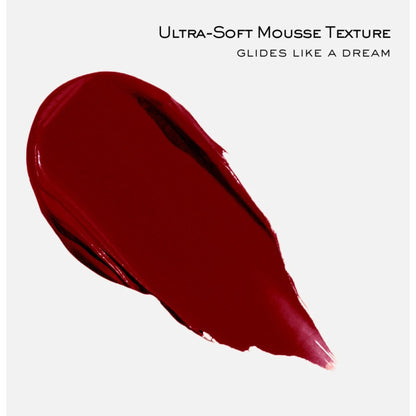 KIRO Velvet Souffle Soft Matte Liquid Lipstick in Carnival Red with smooth, velvety texture and rich red color.