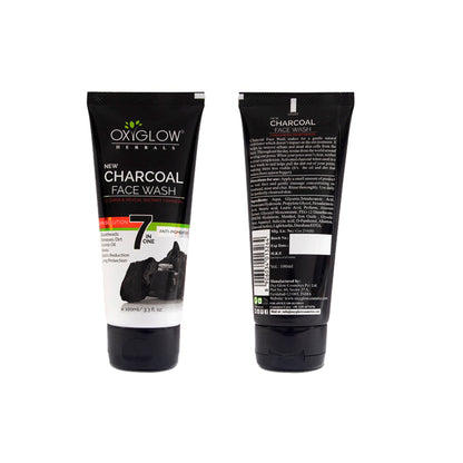 Oxyglow Herbals Charcoal Face Wash