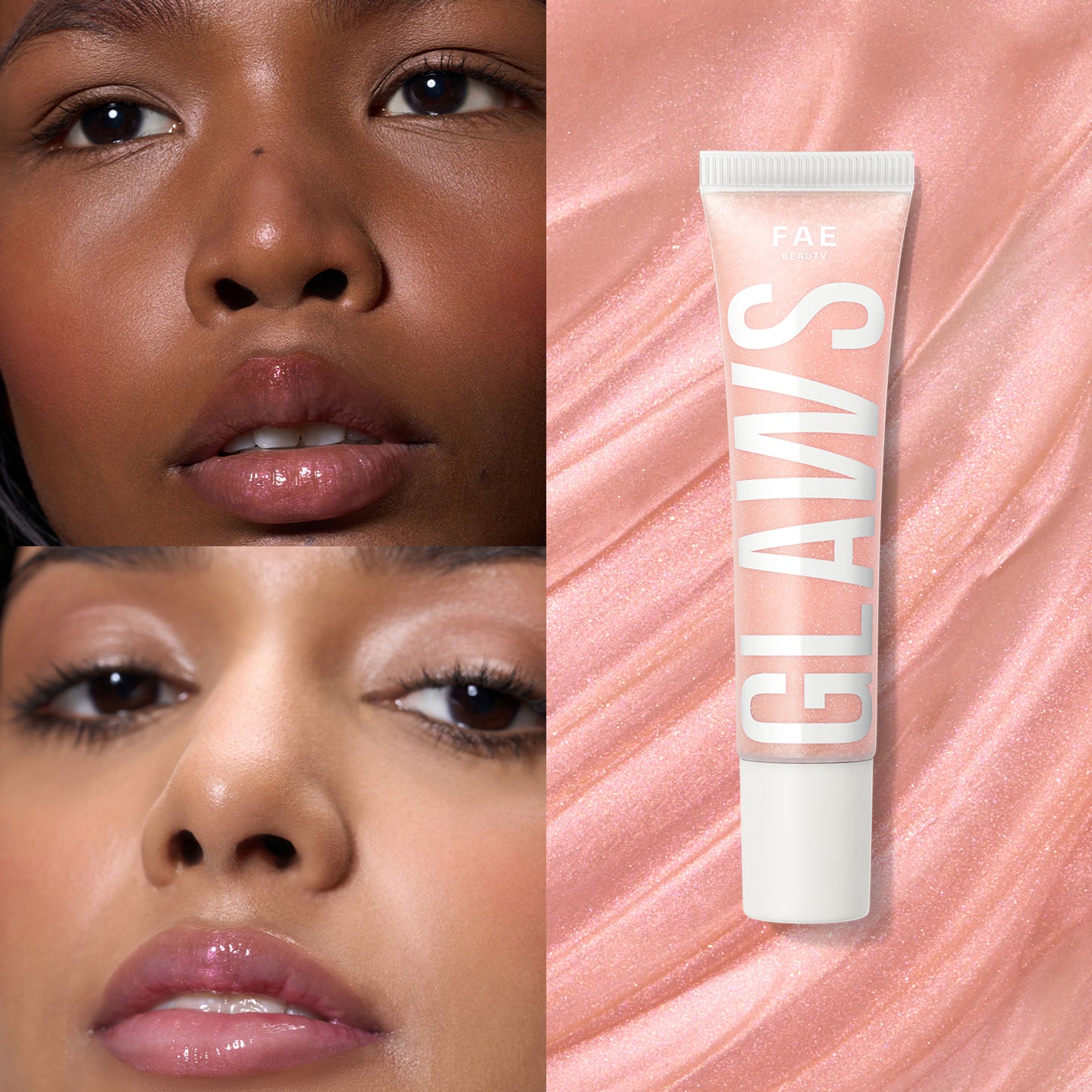 FAE Beauty Peptide Non-Sticky Lip Gloss Shade - Emerging