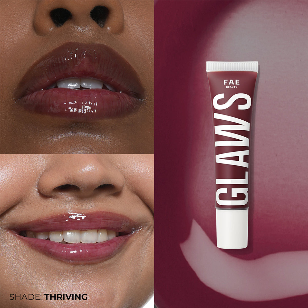 FAE Beauty Peptide Non-Sticky Lip Gloss Shade - Thriving