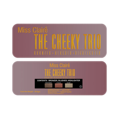 Miss Claire The Cheeky Trio Bronzer Blusher Highlighter - 1
