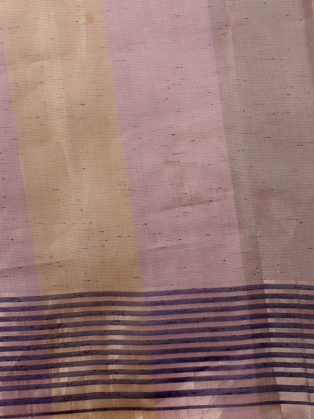 Indyancart IE Women Purple Embroidered Kurta with Trousers & With Dupatta