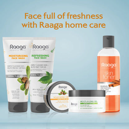 Raaga Professional Moisturizing Face Wash With Shea Butter, Jojoba Oil And Almond Oil