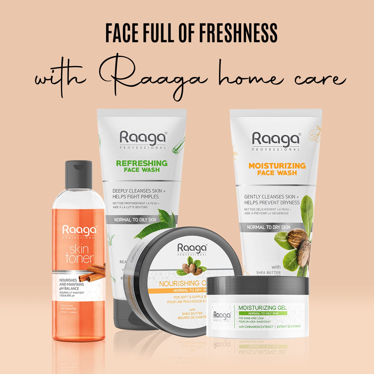 Raaga Professional Skin Toner With Lotus And Cinnamon Extracts