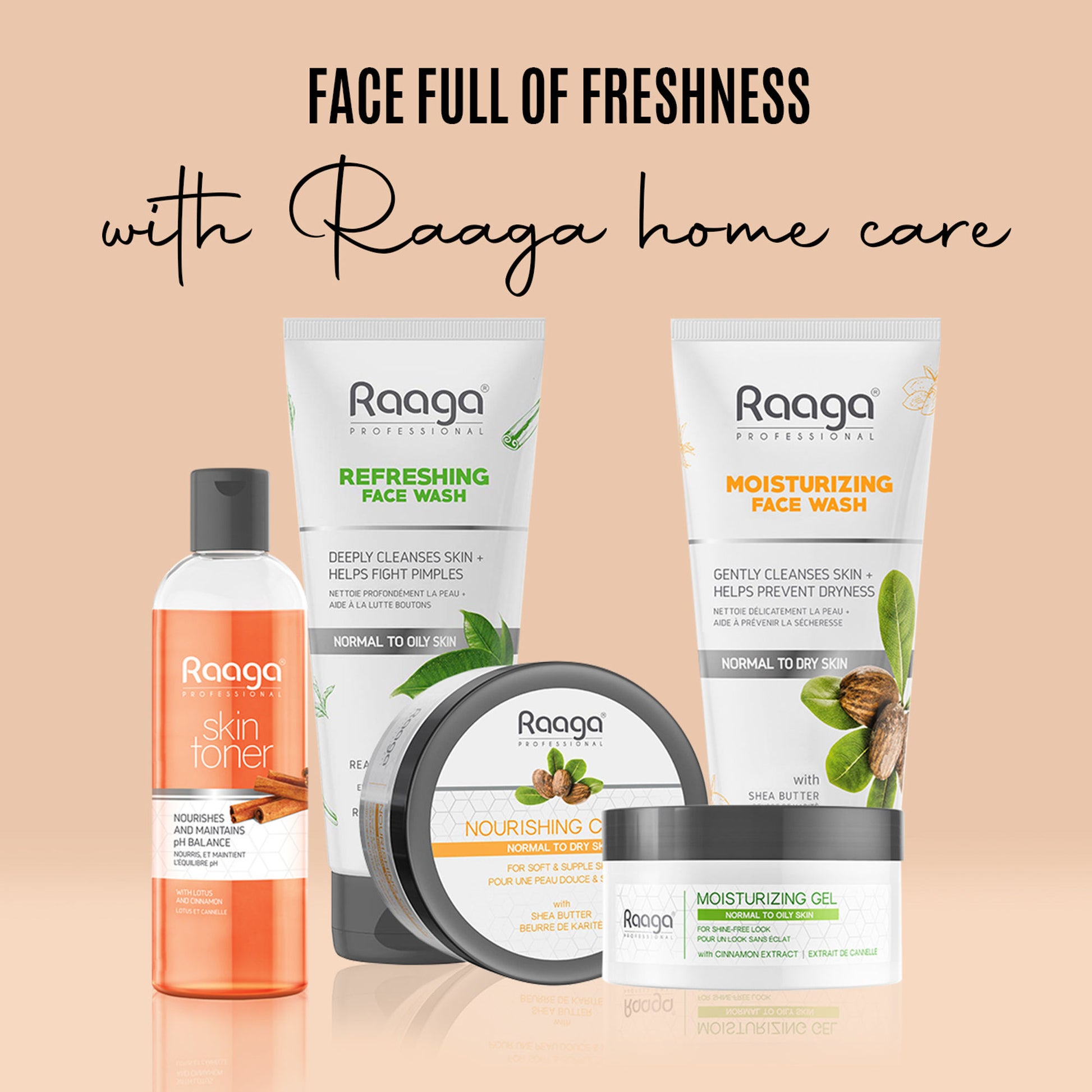 Raaga Professional Skin Toner With Lotus And Cinnamon Extracts