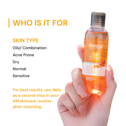 Raaga Professional Skin Toner With Lotus And Cinnamon Extracts