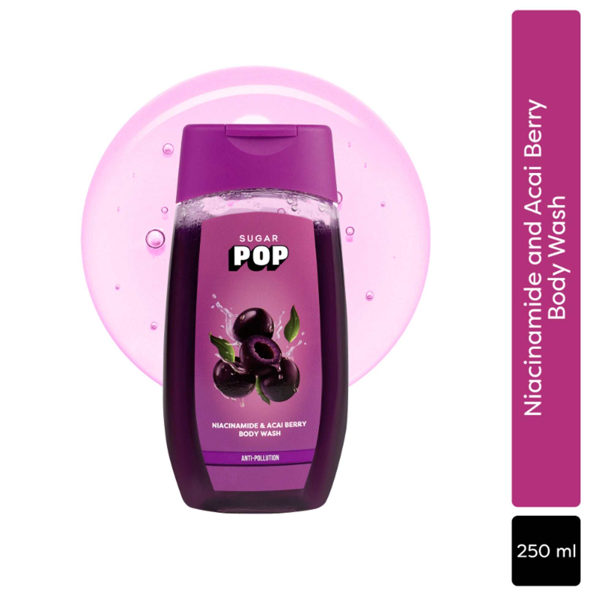 SUGAR POP Niacinamide And Acai Berry Body Wash