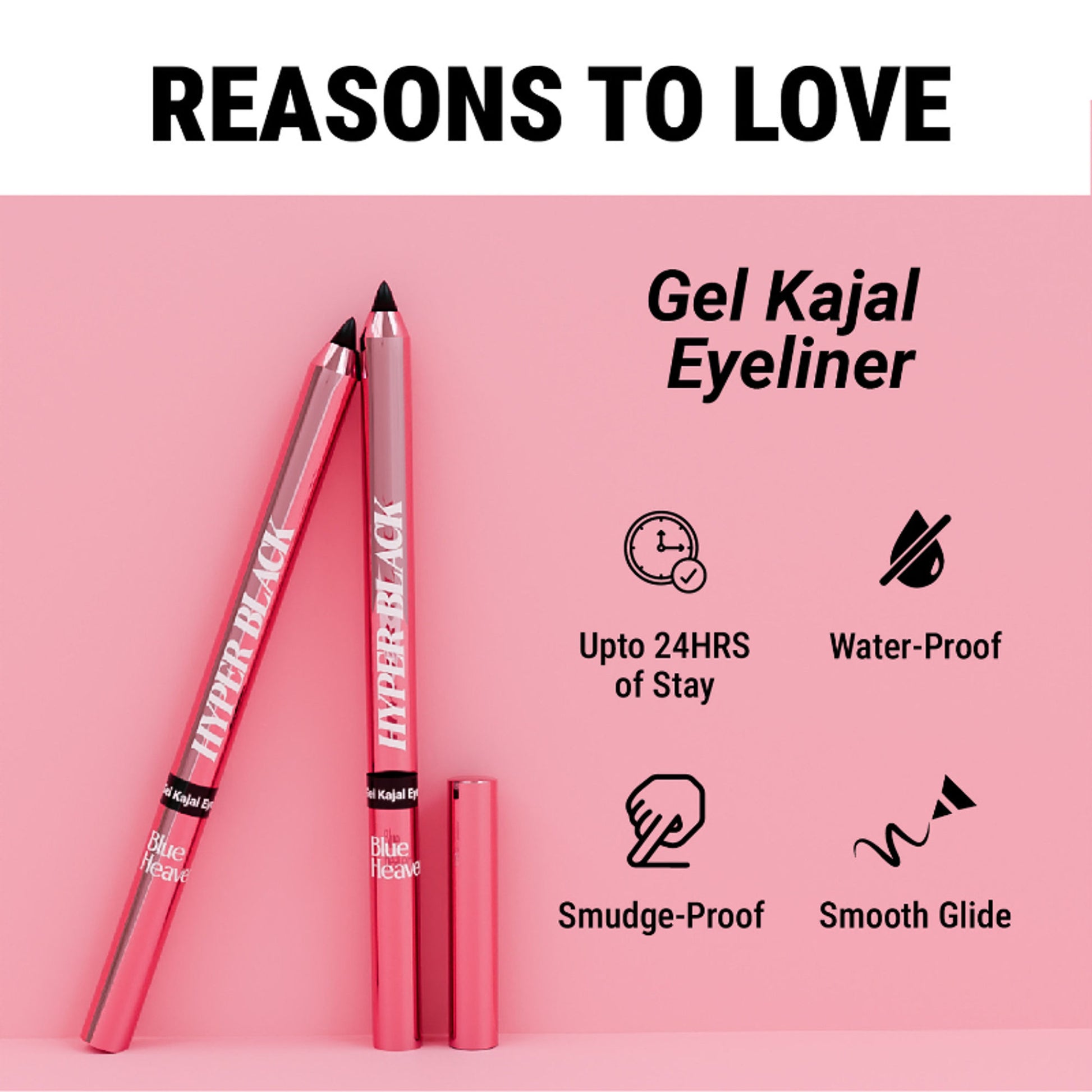 Blue Heaven Hyper Black Gel Kajal Eyeliner