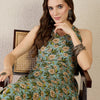 Dhiyona IE Printed Pure Cotton Straight Tunic With Trousers Co-Ords