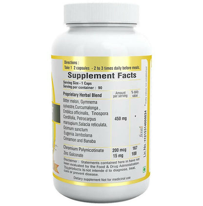 Sushrut Ayurved Good Health Sugar Knocker Veg Capsules - Indyancart