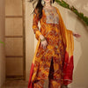 Dhiyona SN Women's Bandhani Printed Sequinned A-Line Kurta With Trousers & Dupatta