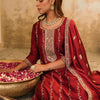 Dhiyona IE Women Ethnic Motifs Embroidered Sequinned Kurta with Trousers & Dupatta