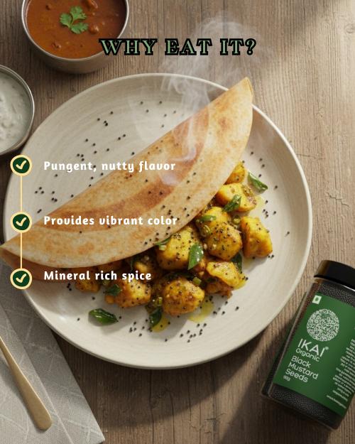 IKAI Organic Black Mustard Seeds