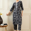 Dhiyona IE Floral Printed Pure Cotton Top With Trousers