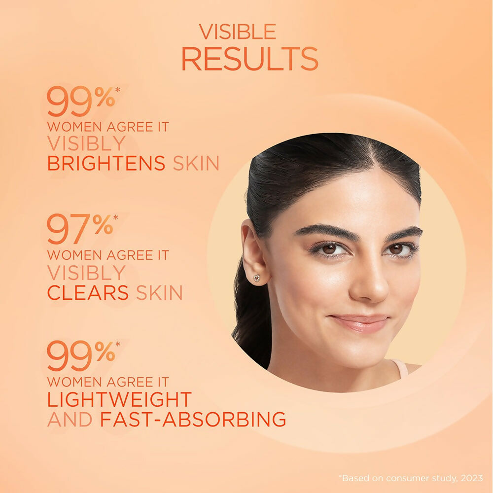 Ponds Bright Beauty 1% Vitamin C+E+A gel crème in a jar, hydrating face gel with brightening ingredients.
