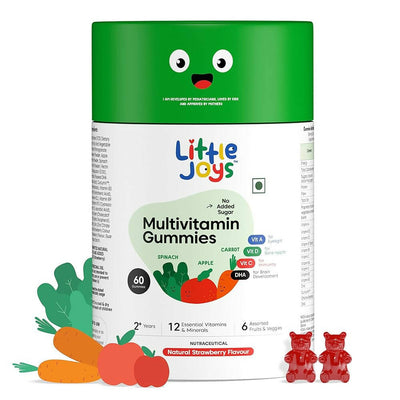 Little Joys Multivitamin Gummies for Kids (2-6 yrs) - No Added Sugar