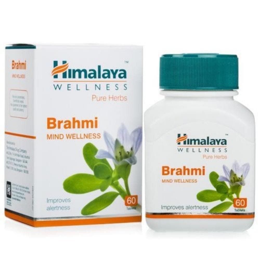 Himalaya Wellness Pure Herbs Brahmi Mind Wellness - 60 Tablets - Indyancart