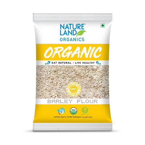 Nature Land Organics Barley Flour - Indyancart