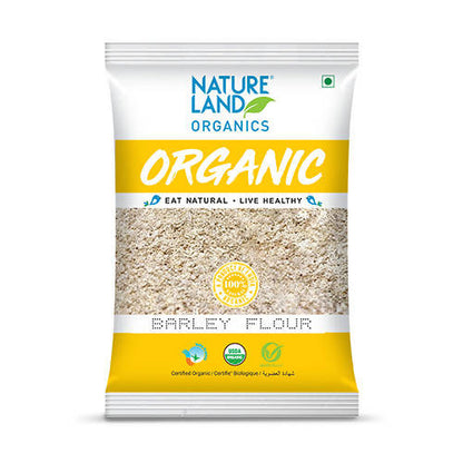 Nature Land Organics Barley Flour - Indyancart