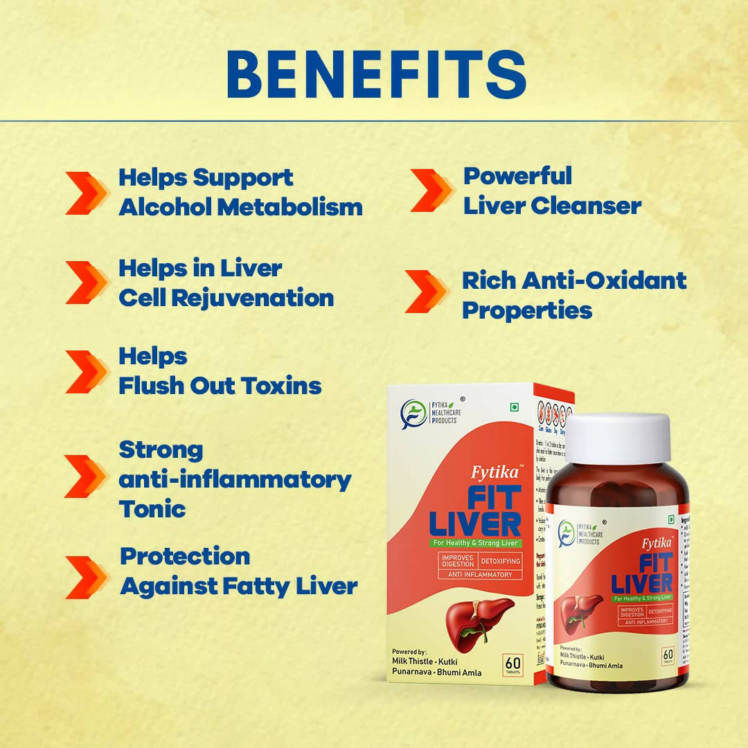 Fytika Fit Liver Tablets - Indyancart