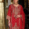 Dhiyona IE Ethnic Motifs Embroidered Sequinned Kurta with Trousers & Dupatta