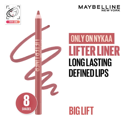 Maybelline New York Lifter Liner Lip Liner Pencil With Hyaluronic Acid - Big Lift