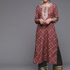 Indyancart VA Women'sEthnic Motifs Printed Kurta with Palazzos