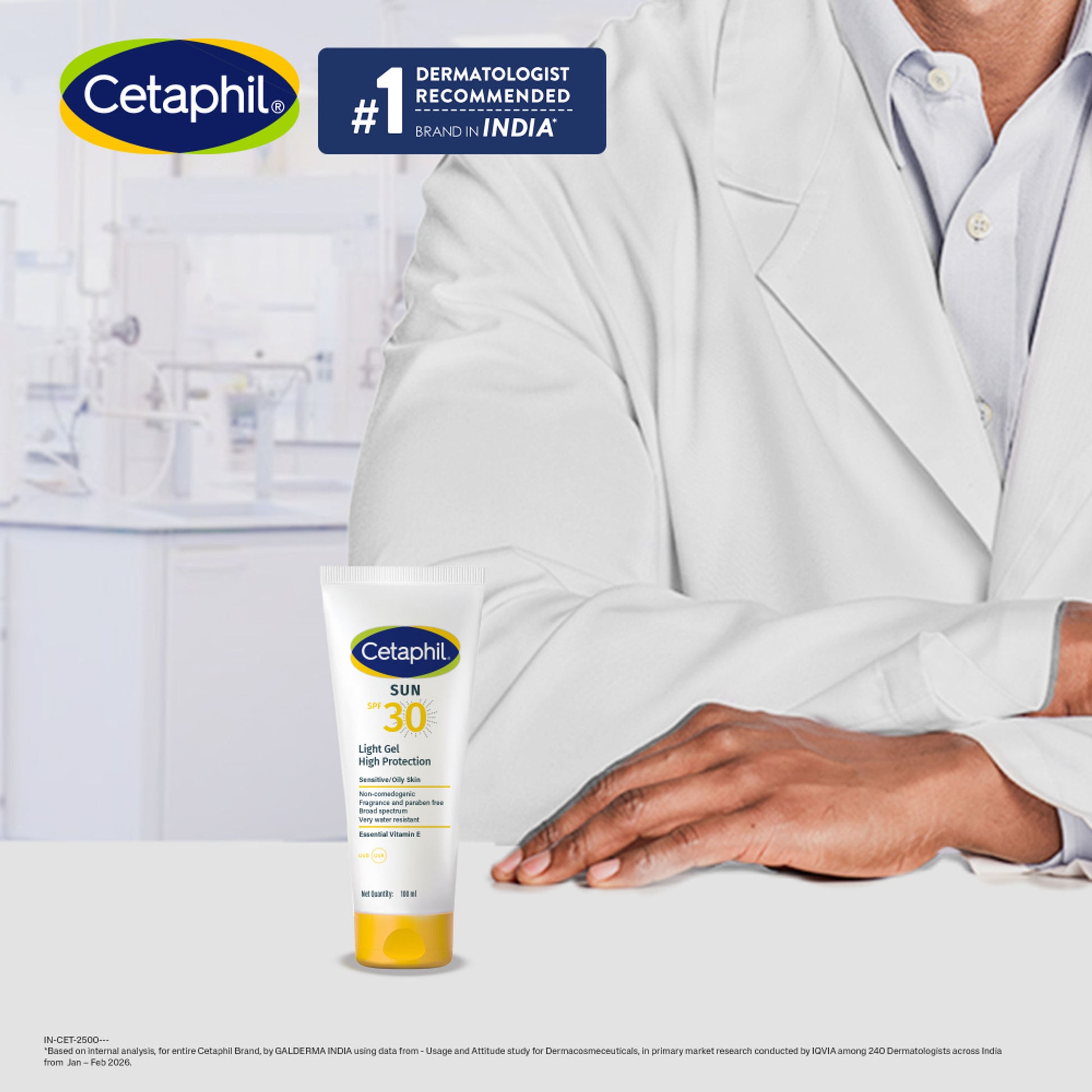 Cetaphil Sun SPF 30 Light Gel With Vitamin E