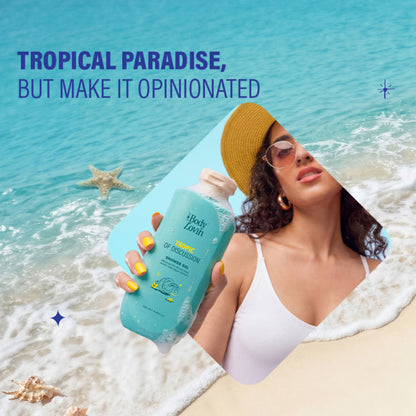 Plum BodyLovin’ Tropic Of Discussion Shower Gel, Firming & Tightening, Fresh Tropical Fragrance