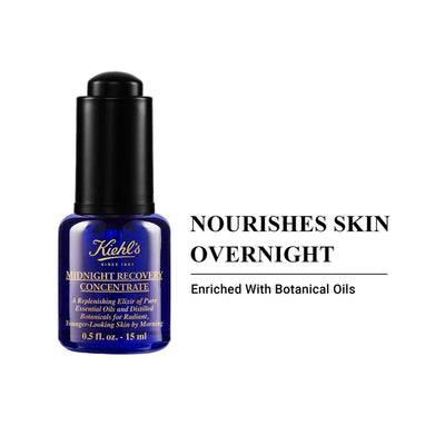 Kiehl's Midnight Recovery Concentrate - Nighttime Facial Oil Serum