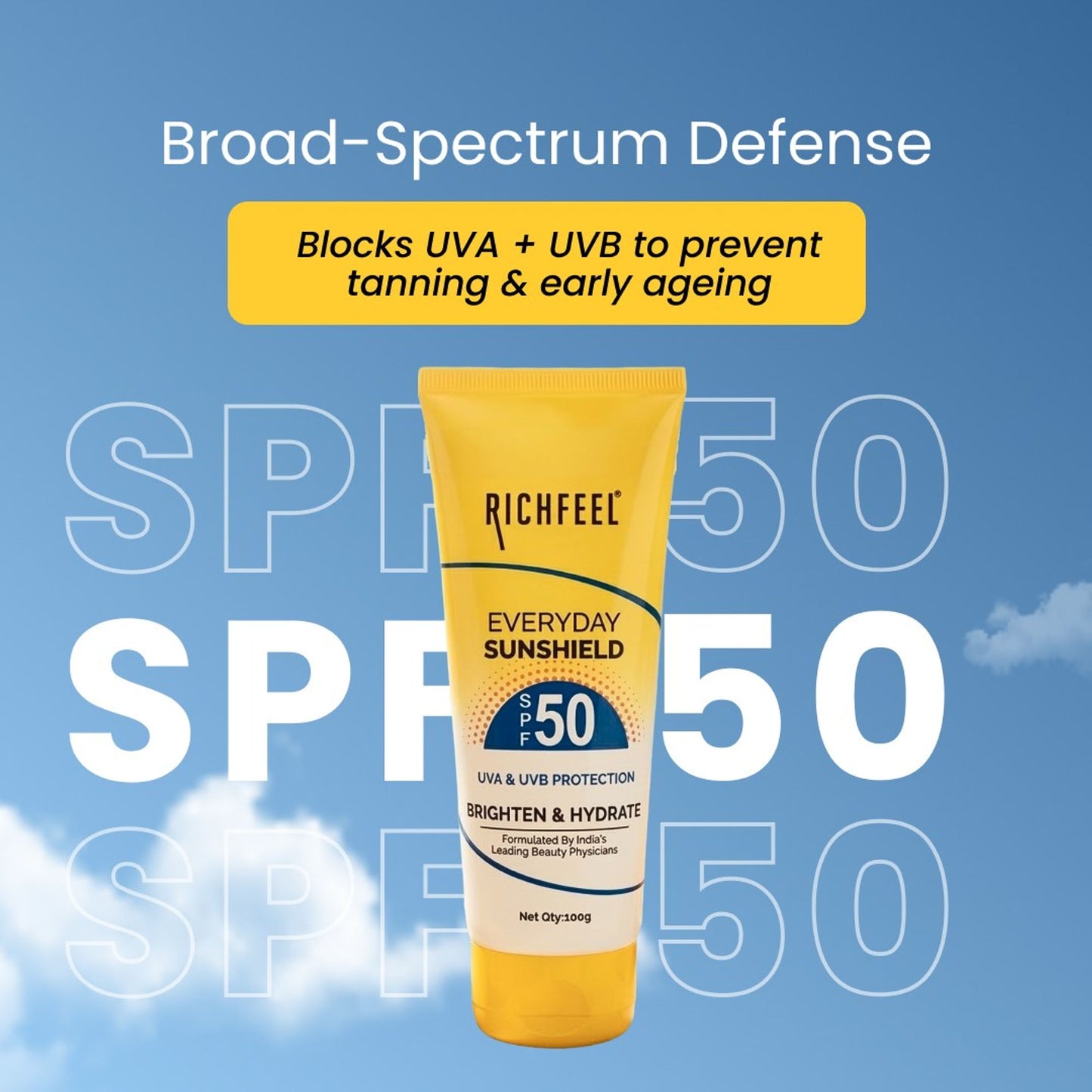 Richfeel Sunshield With SPF 50
