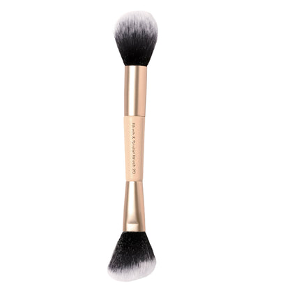 Milagro Beauty Blush & Sculpt Duo Powder Brush