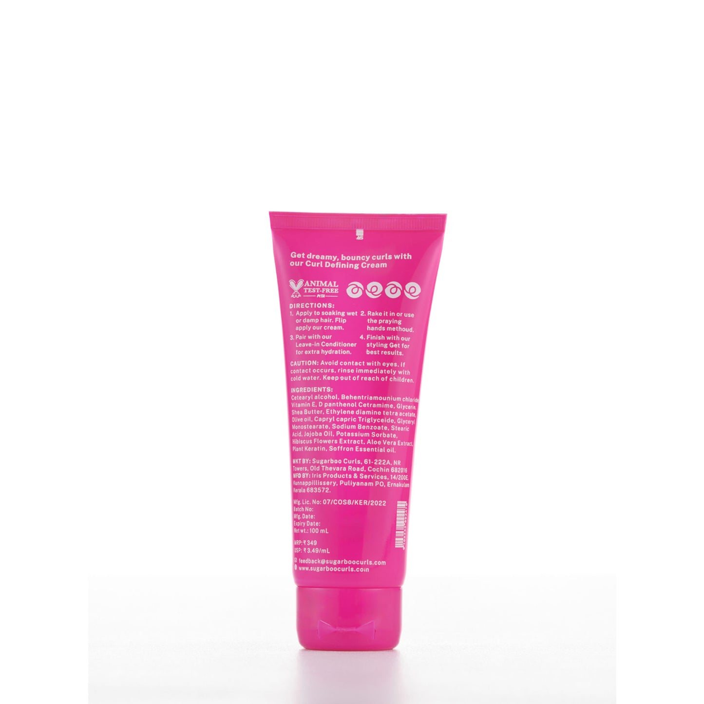 SugarBoo Curls Curl Defining Cream