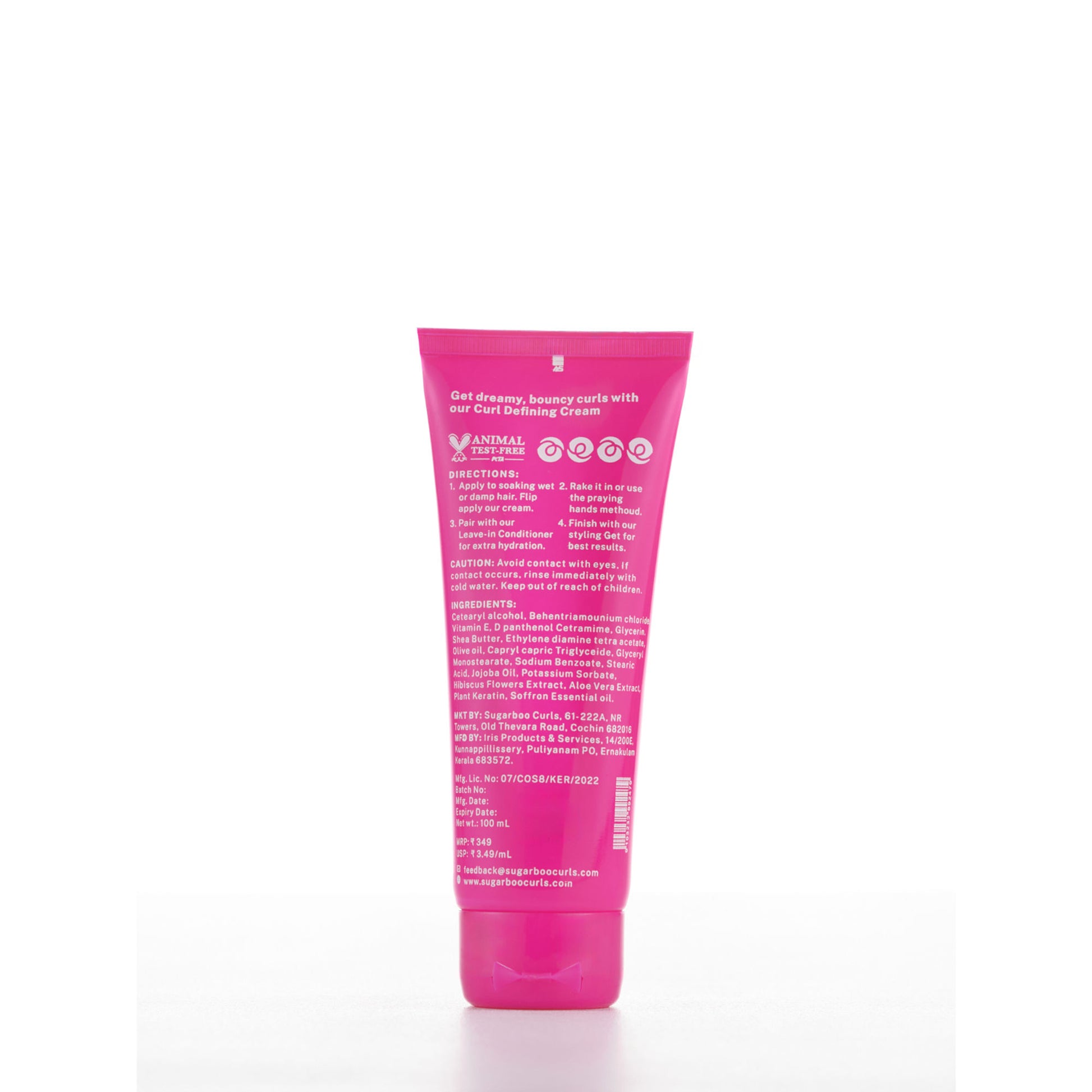 SugarBoo Curls Curl Defining Cream